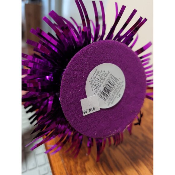 Christmas Tree purple tinsel - Picture 4 of 4